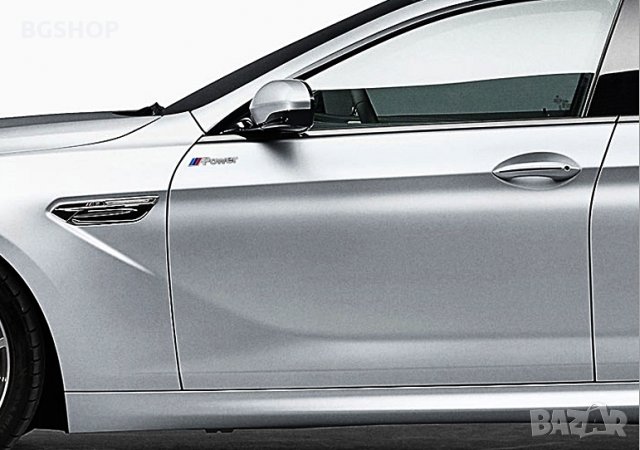 BMW M Power лого емблема - Сребриста, снимка 3 - Аксесоари и консумативи - 26242699