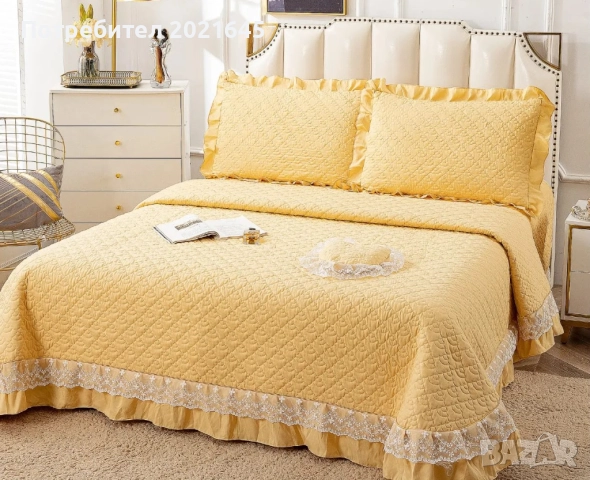 Шалте за спалня голям размер, снимка 3 - Покривки за легло - 51803137