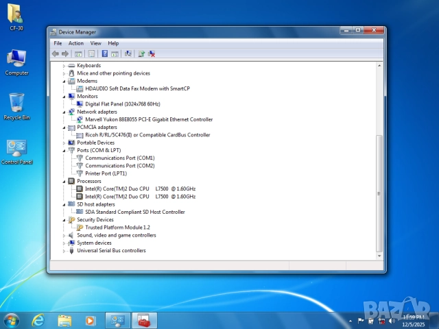 Брониран Panasonic Toughbook CF-30 MK2, TOUCH, SSD, снимка 16 - Лаптопи за работа - 52868239