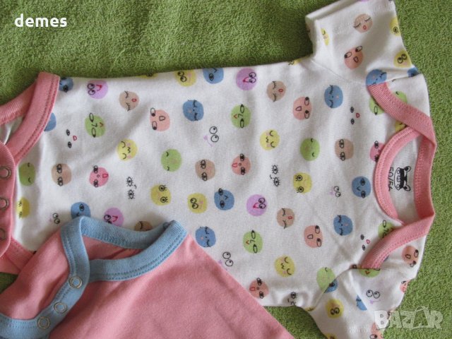  Сет от три броя бебешко боди за момиче размер 50/56, ново, снимка 2 - Бодита за бебе - 28766568