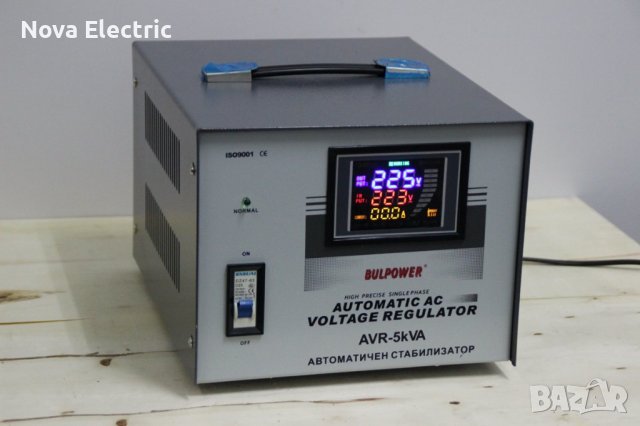 Автоматичен Стабилизатор На Ток 5KW BULPOWER С LED ДИСПЛЕЙ, снимка 3 - Генератори - 39401845