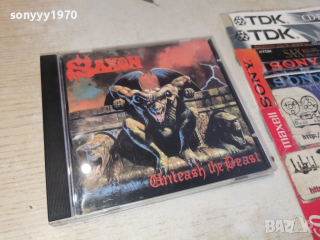 SAXON CD 0202261320, снимка 12 - CD дискове - 53321815