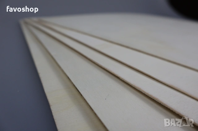 Шперплат 2мм топола A3 – двустранно шлайфан – пакет 5 листа, снимка 4 - Други - 53189546