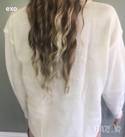 Дамски пуловер, Красив пуловер, Ефектен пуловер, снимка 3 - Блузи с дълъг ръкав и пуловери - 43255652