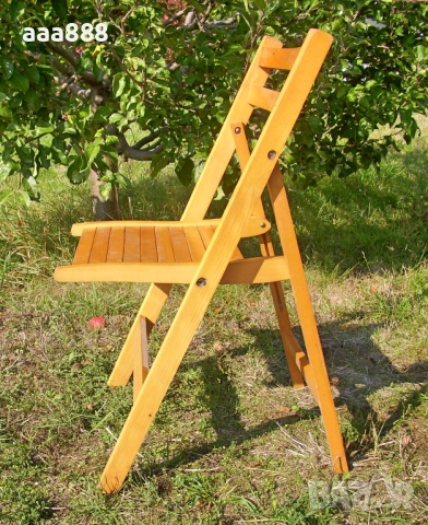 Столове сгъваеми парен бук комплект, снимка 3 - Столове - 52189022