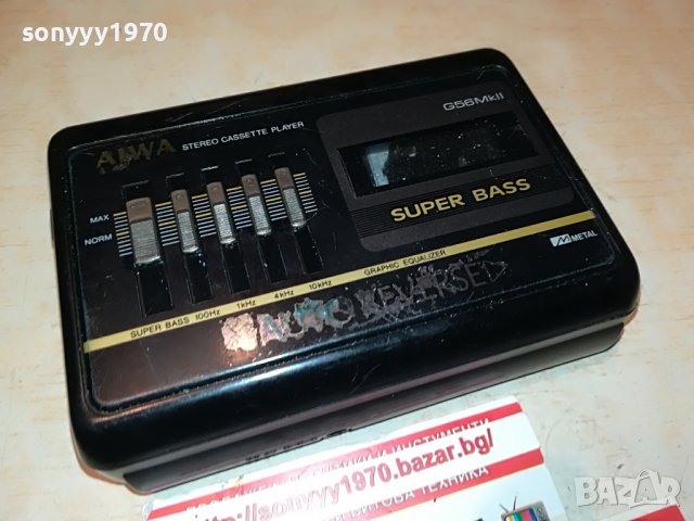 AIWA WALKMAN-REVERSE/EQUALIZER 0609221128, снимка 2 - Радиокасетофони, транзистори - 37914777