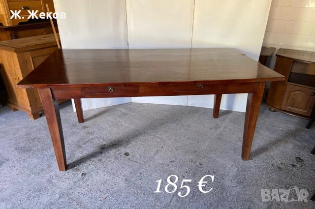 Дъбова трапезна маса