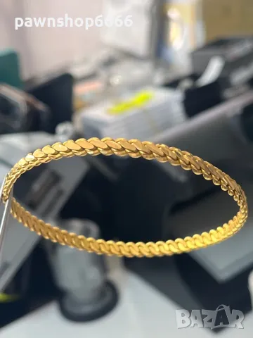 Златна гривна 22 карата, снимка 4 - Гривни - 50342378