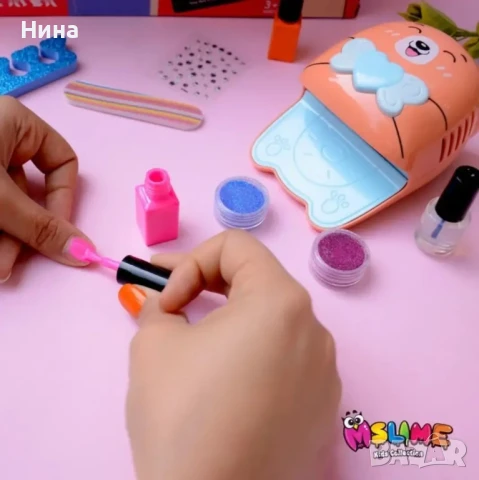 Комплект за маникюр със сушилня, снимка 4 - Рисуване и оцветяване - 51343807