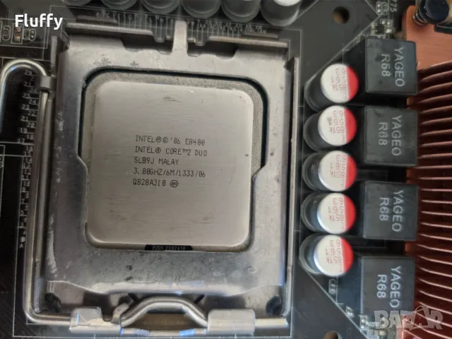 Дънна платка Asus P5Q-E + процесор Intel Core 2 Duo E8400 (+ задна планка), снимка 12 - Дънни платки - 48592242