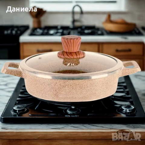 Комплект касерола с капак Lexical, снимка 4 - Съдове за готвене - 49854479