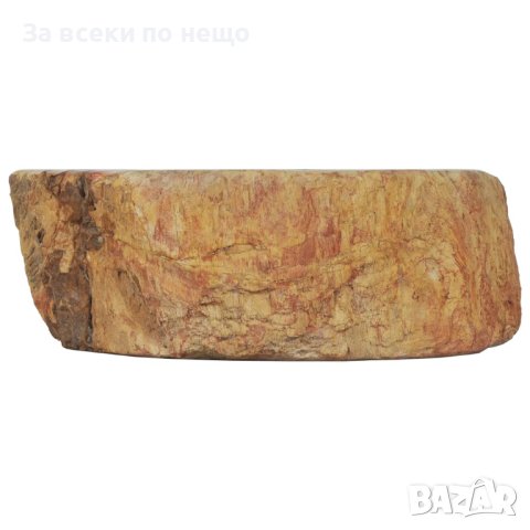 Мивка, 45x35x15 см, вкаменелост, кремава, снимка 7 - Мивки - 43483243