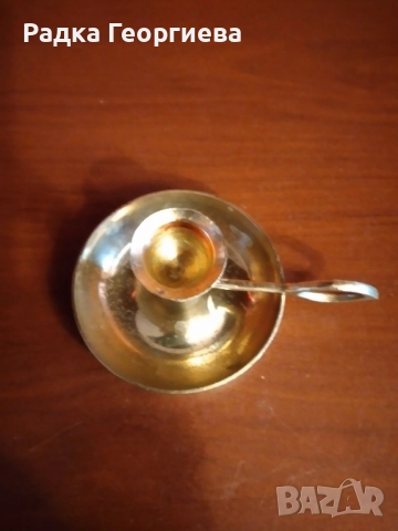 Месингов свещник, снимка 2 - Декорация за дома - 52062980