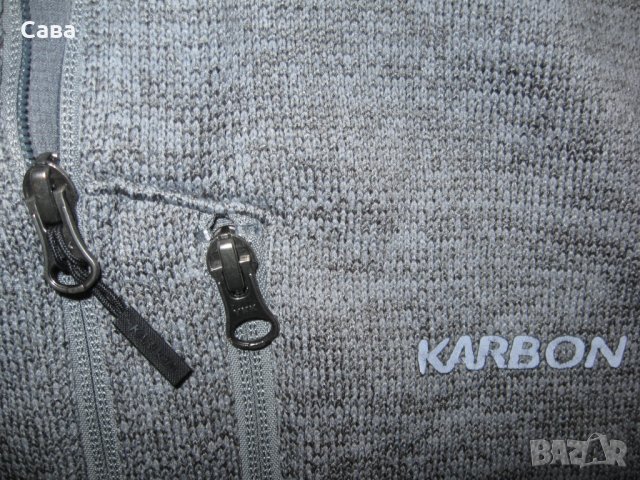 Ватирана блуза KARBON  мъжка,М, снимка 3 - Блузи - 39139145