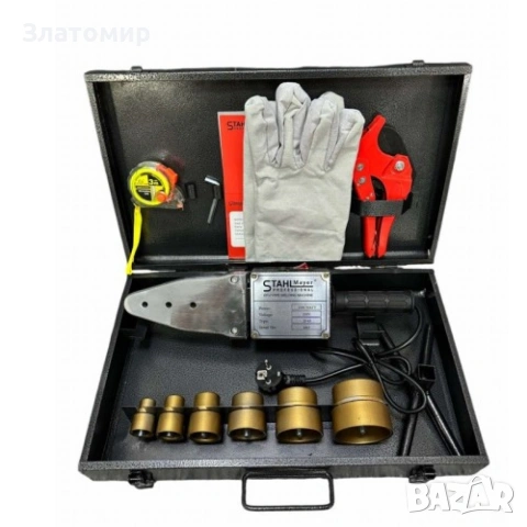 Лепачка в метален куфар 2500W, снимка 4 - Поялници и запояване - 53159868