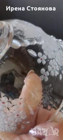 Фруктиера/бонбониера Walther Glas, серия Annette, кристалин., снимка 6 - Чинии - 48096055