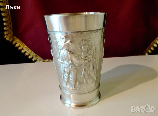 Халба,чаша от калай Мускетари,400 мл. 