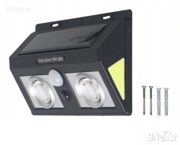 Соларна лампа с LED диоди и сензор за движение, снимка 10 - Други стоки за дома - 52854193