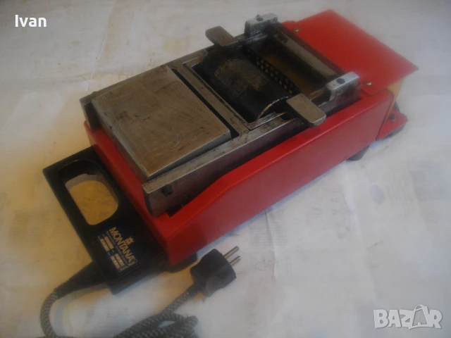 Швейцарска оригинална ел.машина за полагане на вакса на ски и сноуборд MONTANA Swiss Made Масивна9кг, снимка 17 - Други инструменти - 51333877