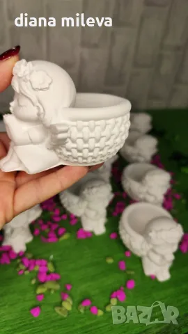 Ангелчета кашпа!!!, снимка 9 - Подаръци за кръщене - 48550391