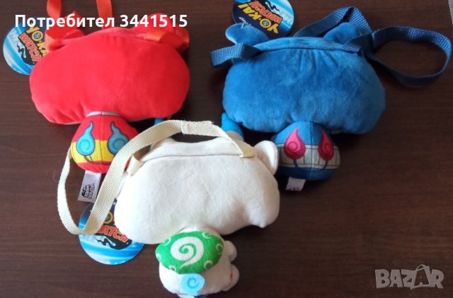 Детска чантичка за рамо Yo-Kai Watch, плюш, раница , снимка 2 - Кенгура и ранички - 43786359