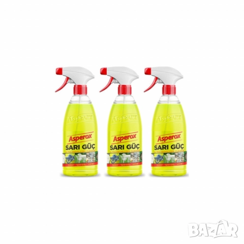 Универсален обезмаслител спрей Asperox Sarı Güç 1000мл, снимка 5 - Други стоки за дома - 52093423