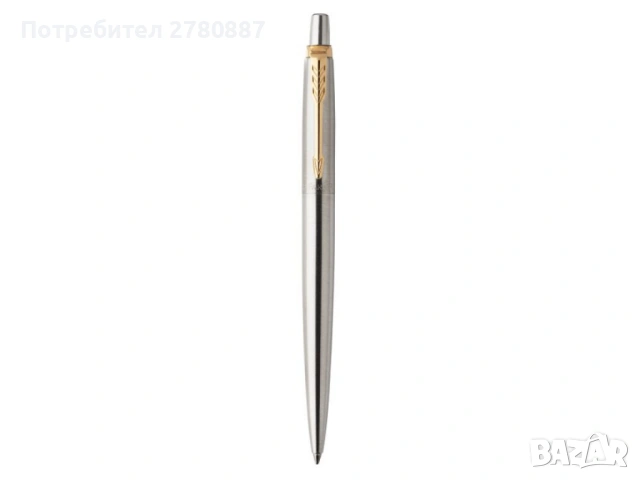Елегантна Химикалка Parker Jotter GT, хром със злато, в кутия, снимка 5 - Други - 53582277