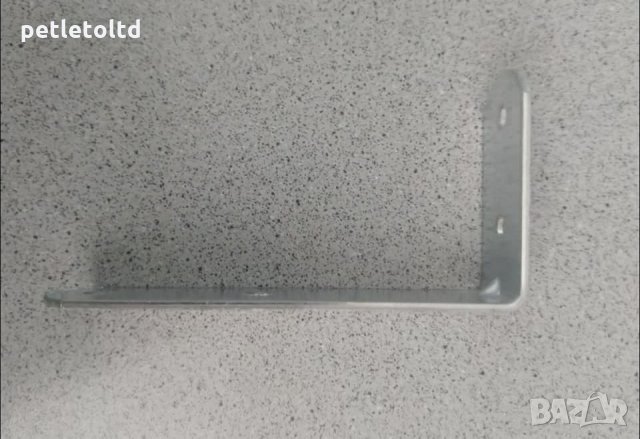 Планка ъглова конзола, с перфорирани отвори за лесен монтаж  Размер: 100 мм х 50 мм х 25 мм х 2 мм, снимка 2 - Други - 28301611