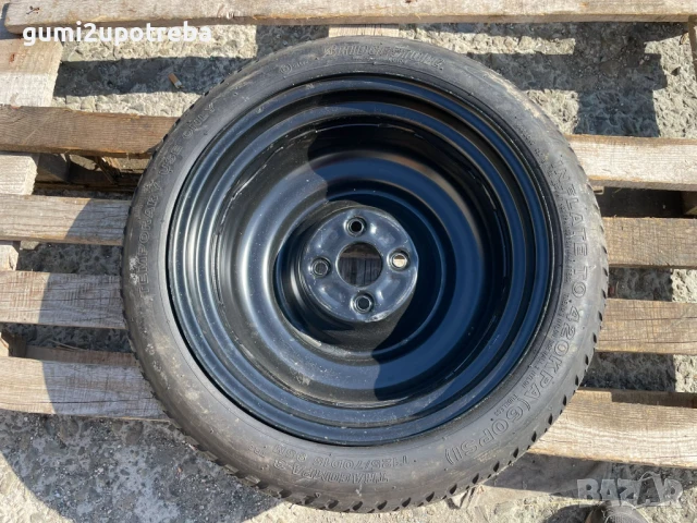 15 резервна джанта патерица 4х100 Toyota Yaris 125/70/15, снимка 7 - Гуми и джанти - 51345177