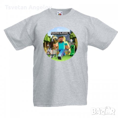 Детска тениска майнкрафт Minecraft 4, снимка 4 - Детски тениски и потници - 32697464