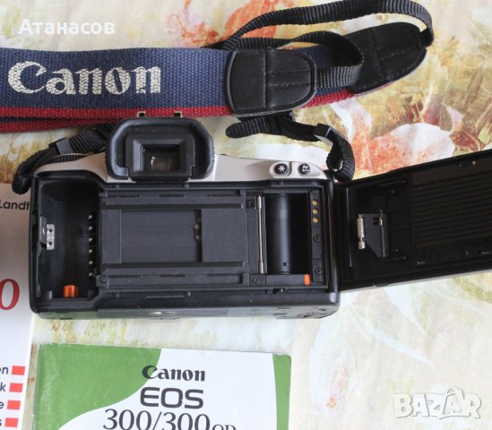 Canon EOS 300 лентов фотоапарат - два броя, снимка 5 - Фотоапарати - 39808681