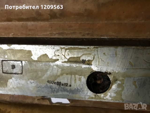 Проверовъчна линия 400х63х12, снимка 2 - Други инструменти - 27449823