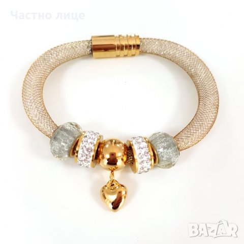 Гривна от медицинска стомана , снимка 3 - Гривни - 26716731