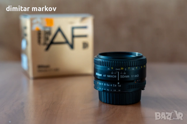 обектив Nikon AF Nikkor 50mm f/1.8D