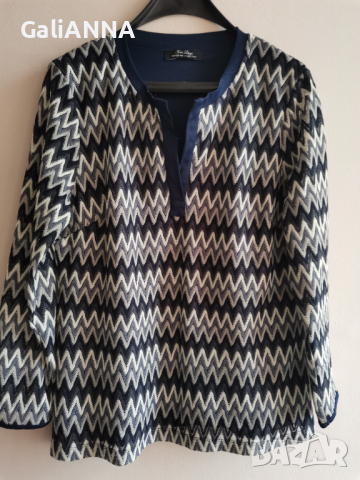 СТРАХОТНА БЛУЗА ЕФЕКТЕН ДЕСЕН РАЗМЕР XL, снимка 6 - Тениски - 36458705