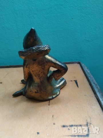 метална статуетка -клоун,арлекин, снимка 3 - Други ценни предмети - 38359334