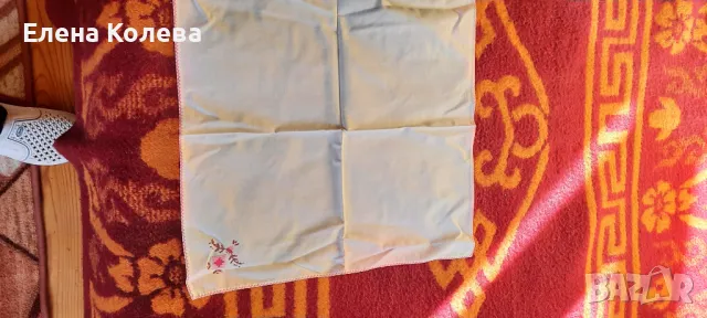 Бели и бежови карета, снимка 6 - Покривки за маси - 49064382