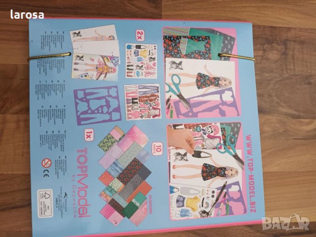 Книга Top model, снимка 2 - Рисуване и оцветяване - 38324389