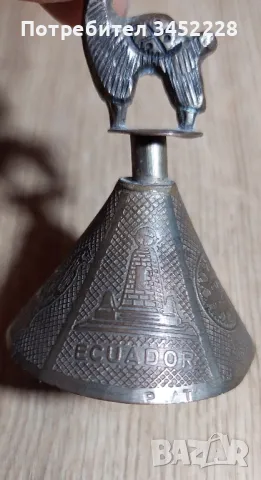 звънче камбанка месинг за колекционери , снимка 3 - Антикварни и старинни предмети - 49118707