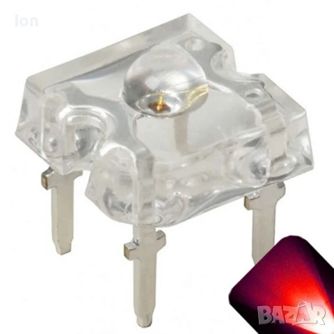 LTL911VRKSA Светодиоди за стопове Super Red 631nm, 1.5 lumen/70mA, view angle 70deg., 190mW, снимка 1