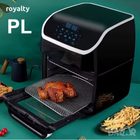 Еър Фраер Stella Power Air Fryer Oven – 12 литра, 1800W, снимка 4 - Други стоки за дома - 51733852