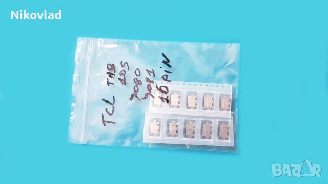 Букса (конектор) TCL Tab 10s (9080, 9081x) 16 Pin, снимка 4 - Таблети - 43741446