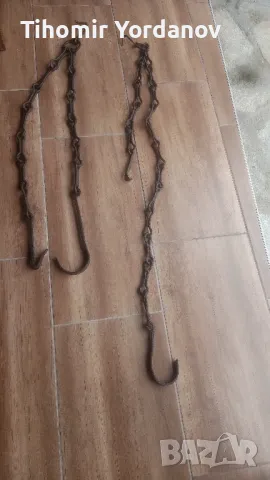 Верига за огнище -2 броя., снимка 17 - Антикварни и старинни предмети - 50276482