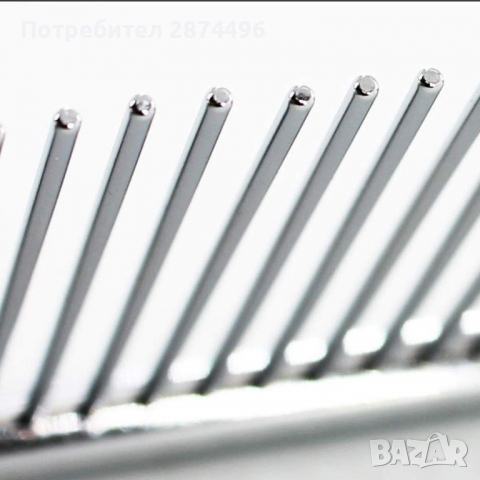 2985 Гребен метален за разресване с дължина на зъбите, снимка 3 - Други стоки за животни - 36398540