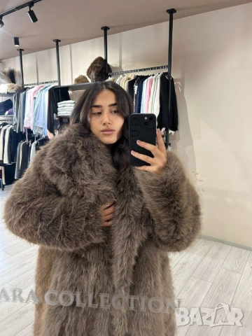 пухено палто , снимка 6 - Палта, манта - 52106986