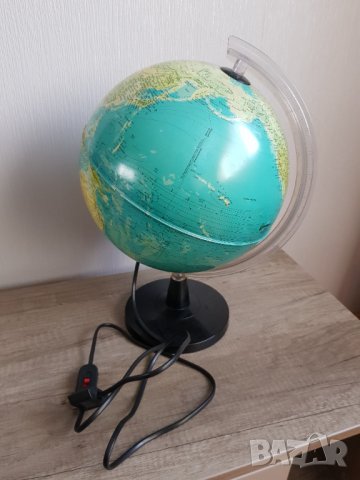 Голям географски глобус - LED Лампа, снимка 5 - Колекции - 38247299