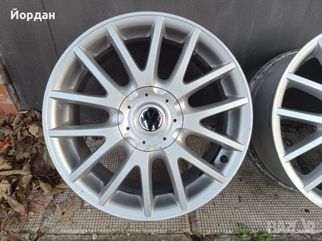 ОРИГИНАЛНИ алуминиеви джанти 17' 5x112 57,1 ФОЛКСВАГЕН GOLF 5 GT / VOLKSWAGEN TOURAN JETTA CADDY, снимка 7 - Гуми и джанти - 52817523