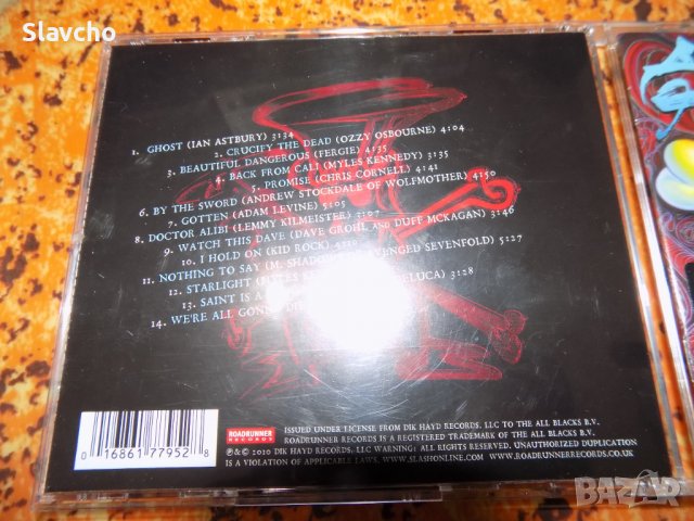 Компакт диск на  Slash - R&Fn'R, снимка 8 - CD дискове - 38734092