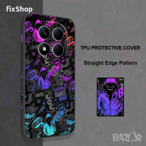 Калъф Desing Protect за Xiaomi Redmi Note 15 5G, joker, снимка 4 - Калъфи, кейсове - 53331925