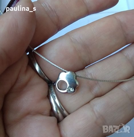Италианско сребърно колие / проба 925 , снимка 4 - Колиета, медальони, синджири - 37375923